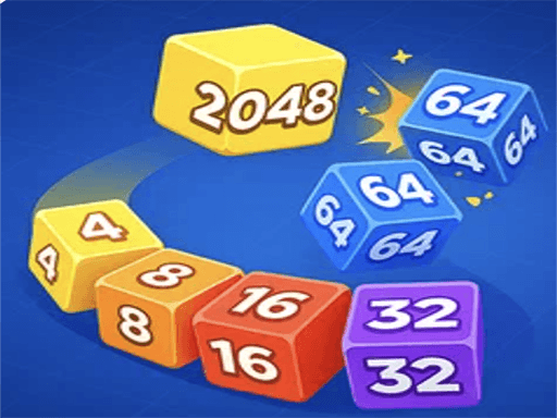 Captura de pantalla del juego Snake 2048: Cube Merge - action - Juego gratuito en línea