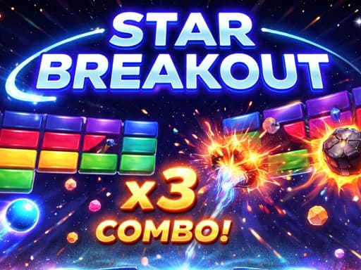 Captura de pantalla del juego Star Breakout - clicker - Juego gratuito en línea