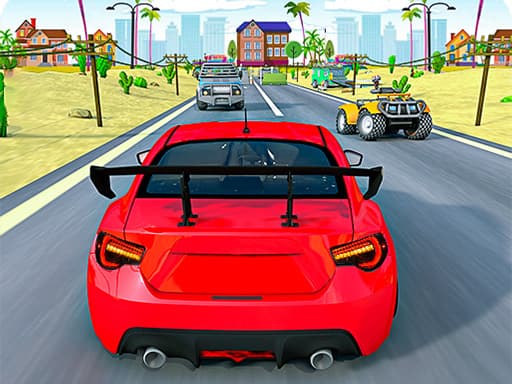 Highway Car Racing Game game screenshot - racing - Free online game