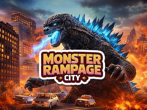 Monster Rampage City游戏截图 - arcade - 免费在线游戏