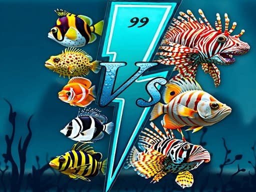 Captura de pantalla del juego Aqua Fish Rush - clicker - Juego gratuito en línea