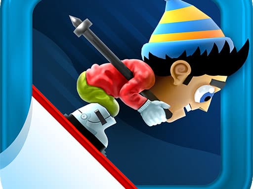ZigZag Snow Mountain game screenshot - hypercasual - Free online game