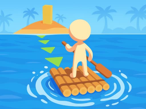 Captura de pantalla del juego Lumbering At Sea - hypercasual - Juego gratuito en línea