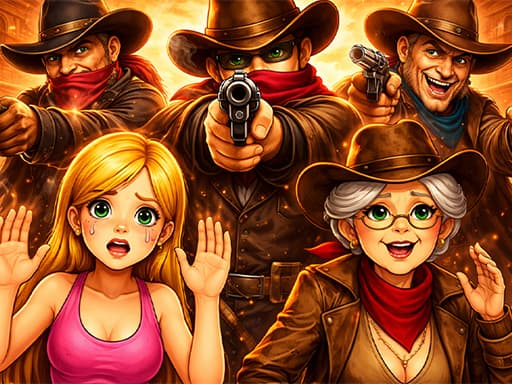 Captura de pantalla del juego Wild West: Gold Rush - shooting - Juego gratuito en línea