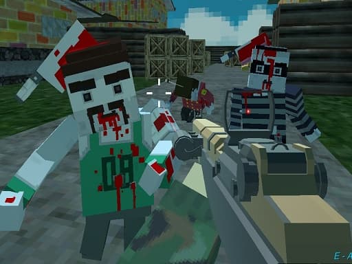 PGA3 Zombie game screenshot - multiplayer - Free online game