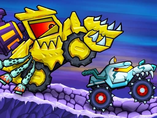 Car Eats Car: Arctic Adventure游戏截图 - racing - 免费在线游戏