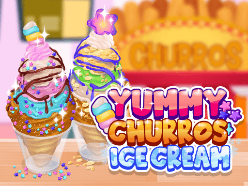 Captura de pantalla del juego Yummy Churros Ice Cream 2 - girls - Juego gratuito en línea
