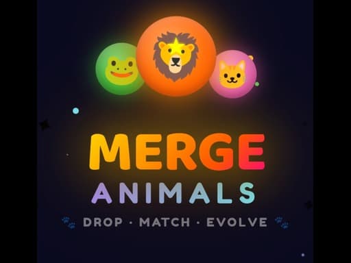 Captura de pantalla del juego Merge Animals - clicker - Juego gratuito en línea