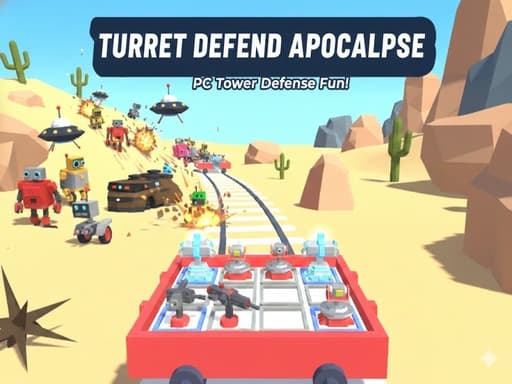 Captura de pantalla del juego Turret Defend Apocalypse - shooting - Juego gratuito en línea
