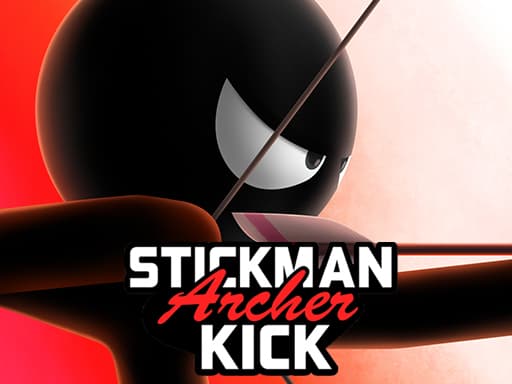 Stickman Archer Kick game screenshot - shooting - Free online game